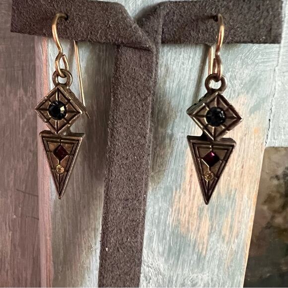 Patricia Locke Crystal Earrings - Picture 3 of 5